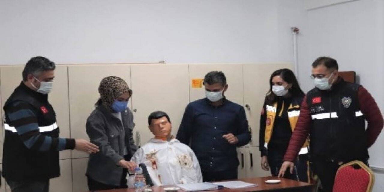 112 personeline “Adli Vakalarda Maddi Delillere Yaklaşım” eğitimi verildi