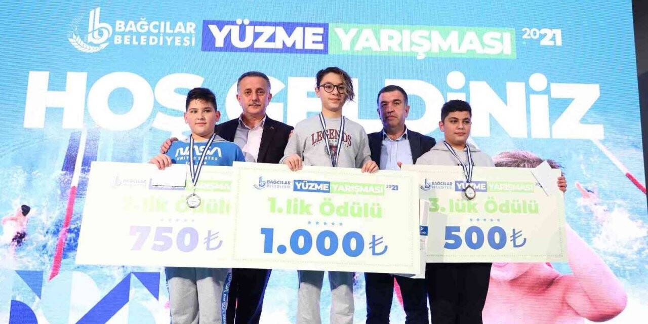 Bağcılar’da minik kulaçlar şov yaptı