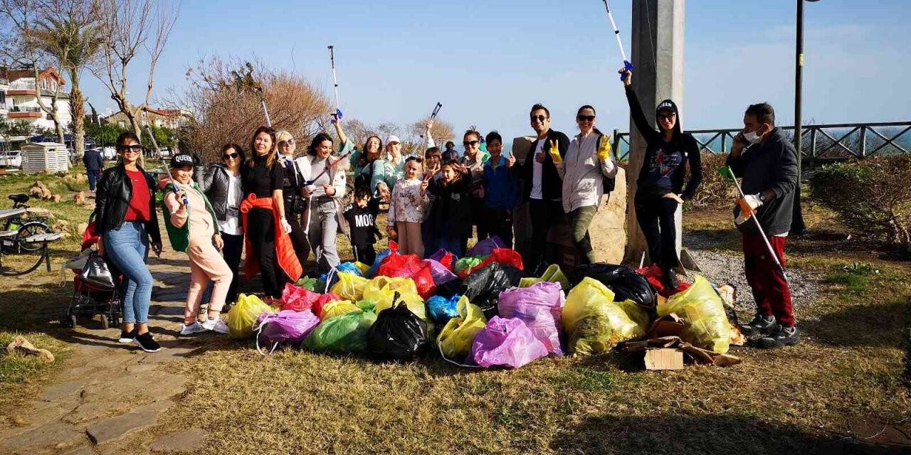 Antalya’da Ukraynalı kadının çevre sevgisi karşılık buldu