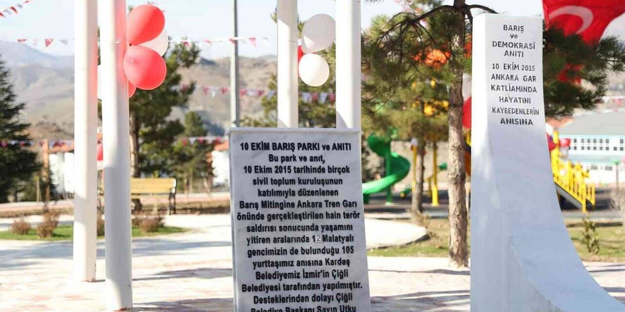 Çiğli Belediyesinden Malatya’ya Barış Güvercinleri Parkı