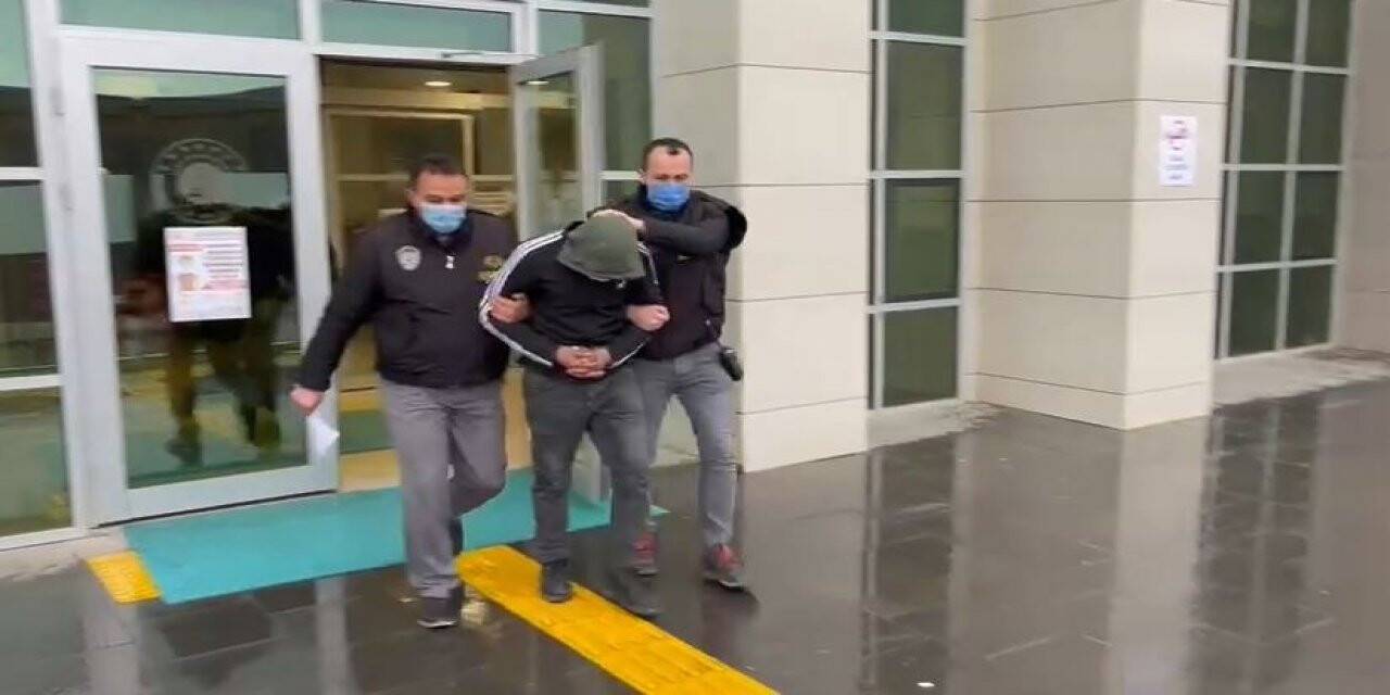 Girdiği evde suçüstü yakalandı