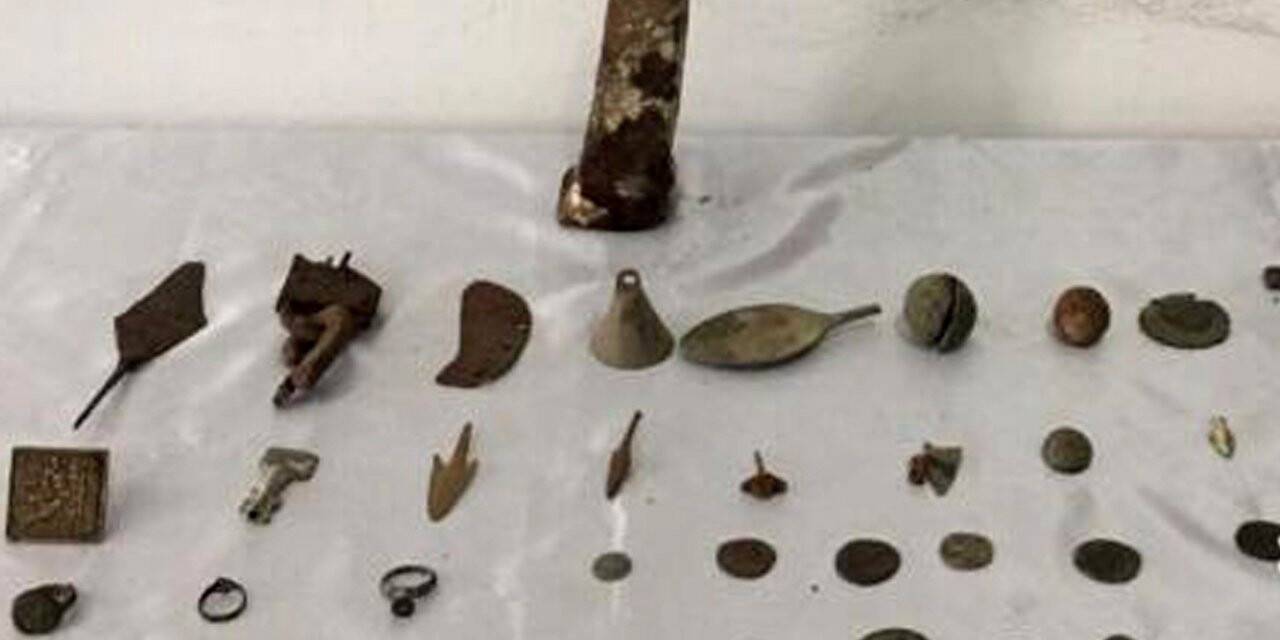 Ardahan’da Bizans ve Orta Çağ dönemine ait 39 tarihi eser ele geçirildi