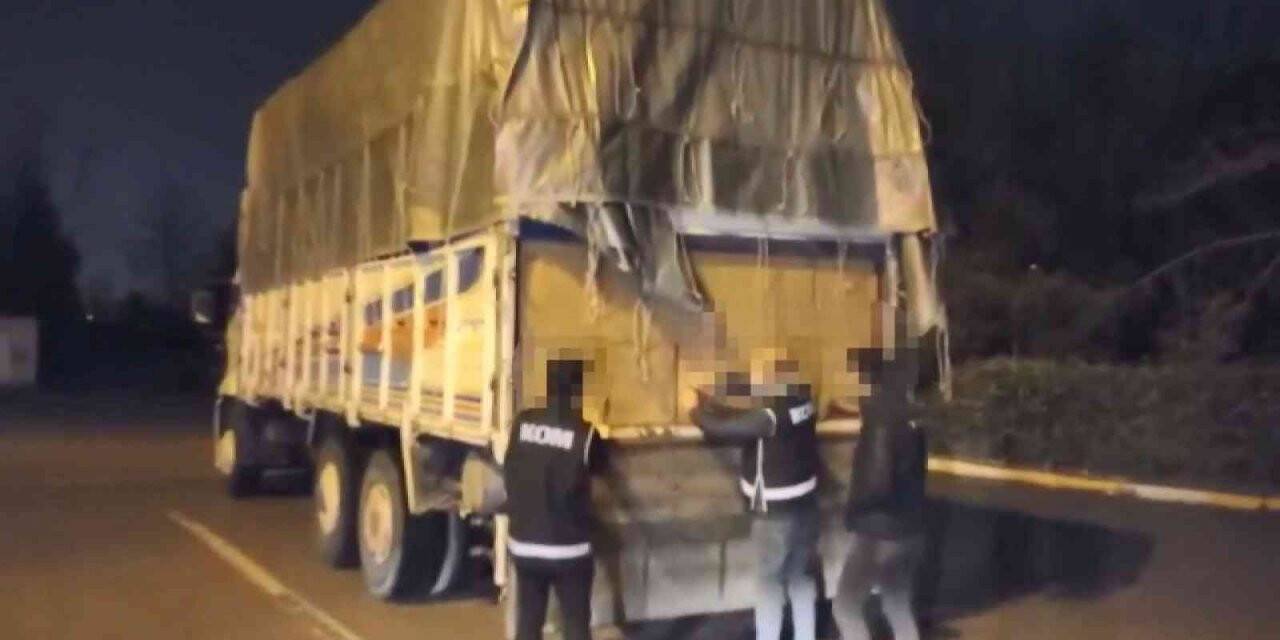 Tem’de 7 milyon 630 bin adet kaçak makaron ele geçirildi