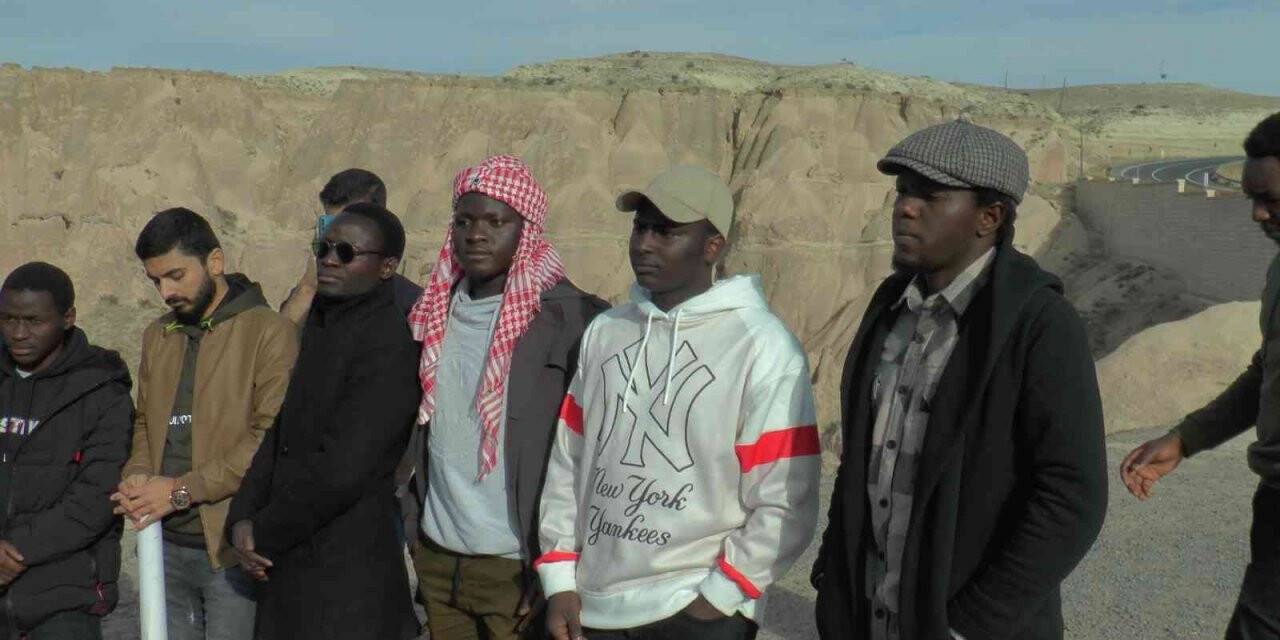 Yabancı öğrenciler Kapadokya’ya hayran kaldı