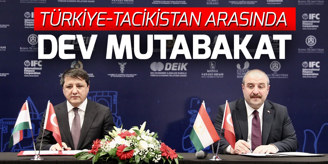 Türkiye-Tacikistan arasında dev mutabakat