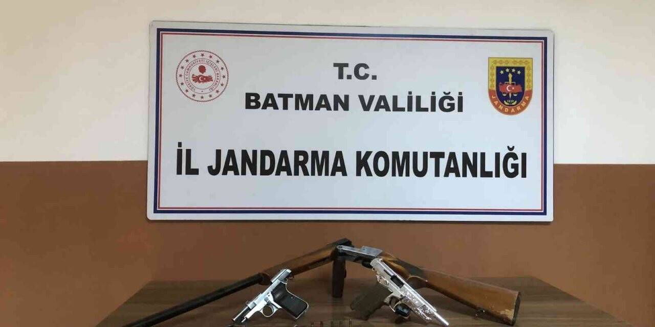 Gercüş’te silah kaçakçılığı operasyonu