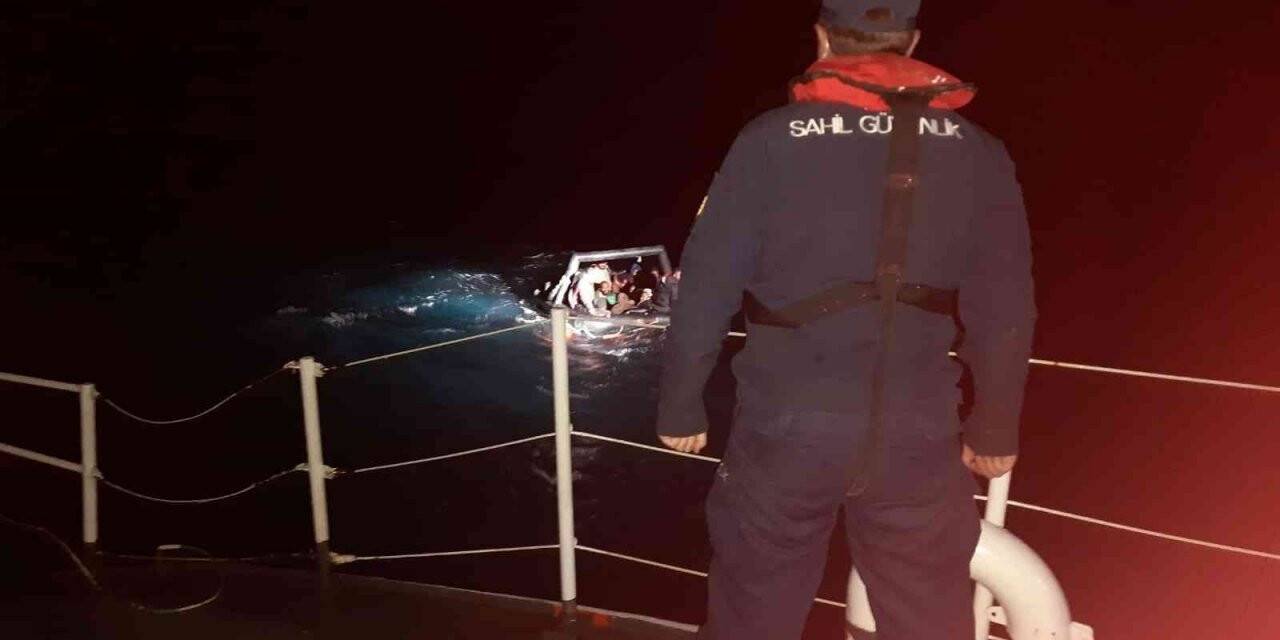 Aydın’da 20 düzensiz göçmen kurtarıldı