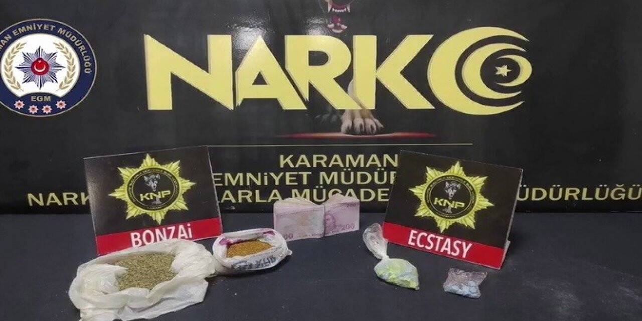 Karaman’da uyuşturucu ticareti yapan şüpheli tutuklandı
