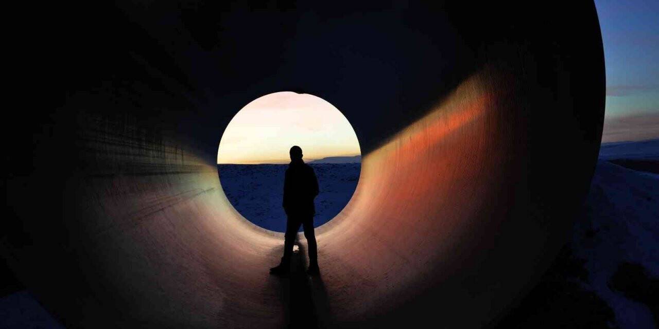 Kars’ta kartpostallık gün batımı