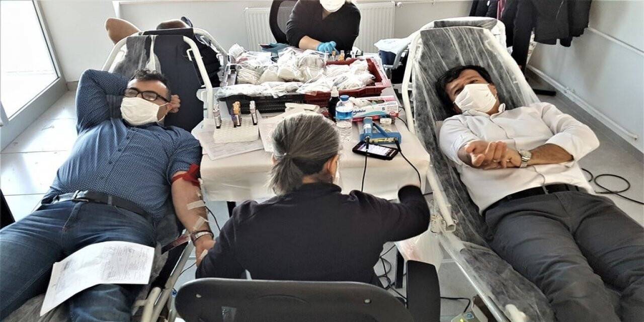 Kütahya Orman Bölge Müdürlüğü personelinde kan bağışına destek