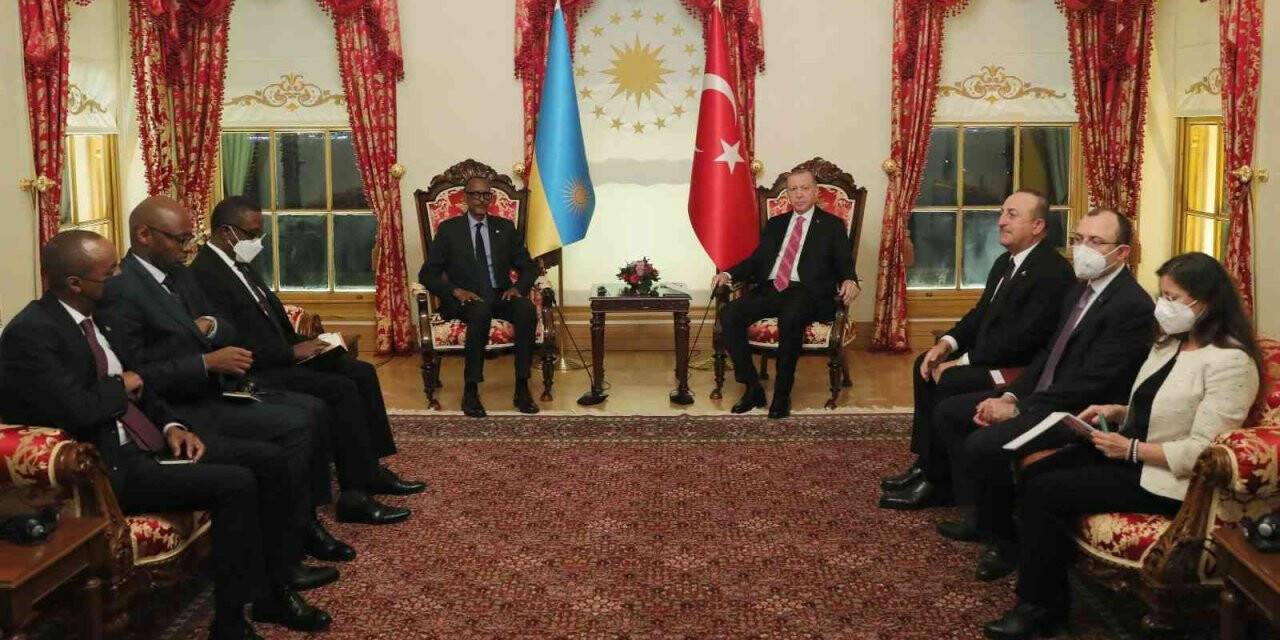 Cumhurbaşkanı Erdoğan, Ruanda Cumhurbaşkanı Paul Kagame ile görüştü
