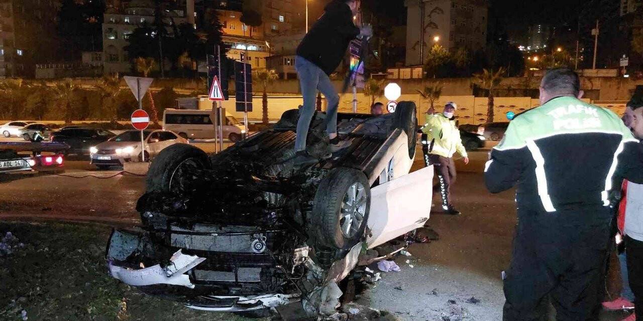 Samsun’da otomobil takla attı: 5 yaralı
