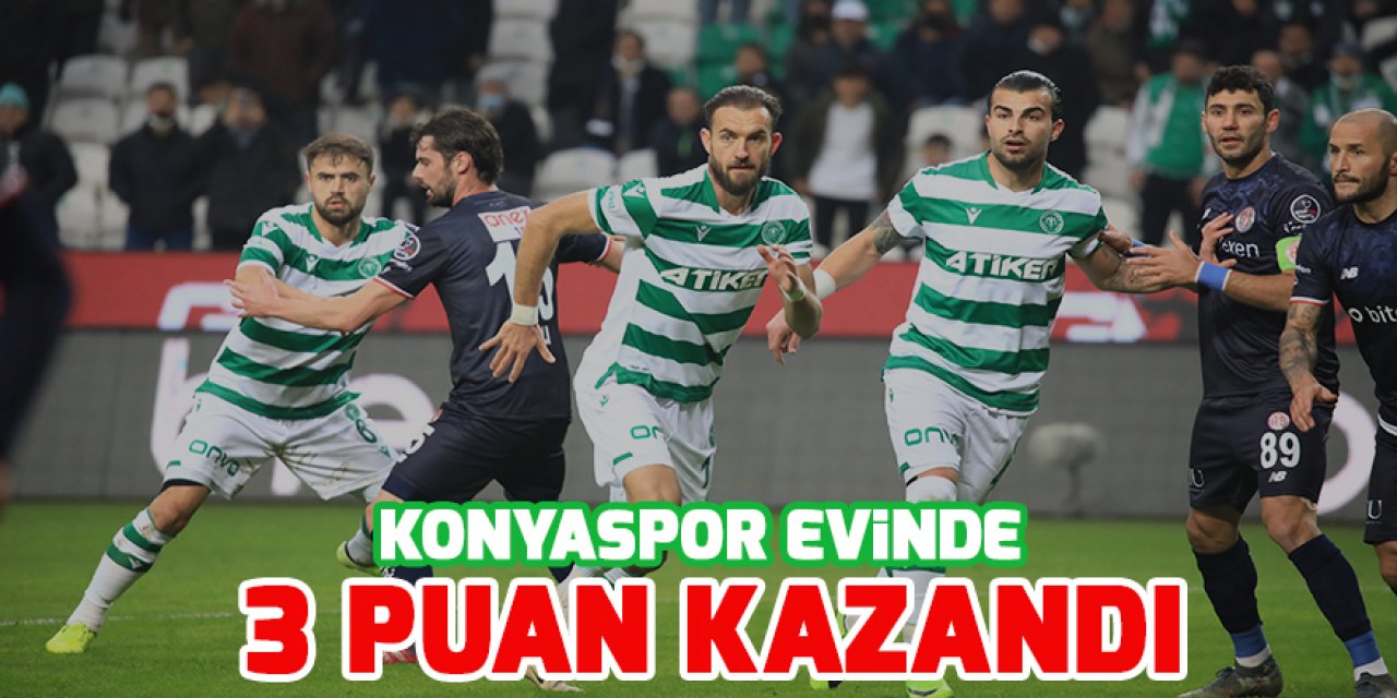 Konyaspor 1 - Antalyaspor 0 (Maç sonucu)