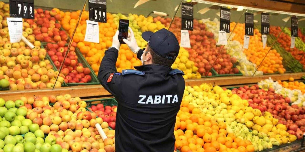 Küçükçekmece’de zabıtadan zincir market ile fırınlara fiyat denetimi