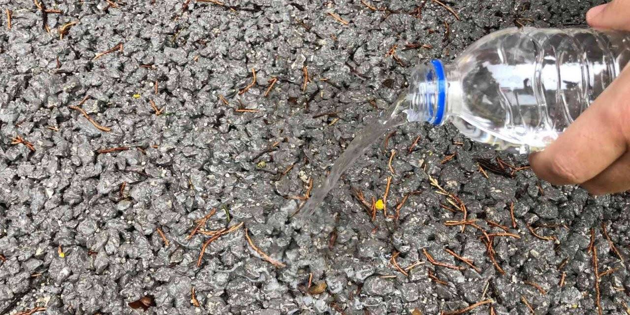 Isparta’da su emen geçirimli betonla yağmur suyu depolanıyor