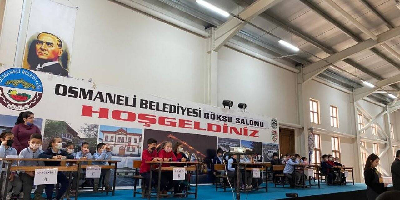 Osmaneli’nde ilkokullar arası bilgi yarışması yapıldı