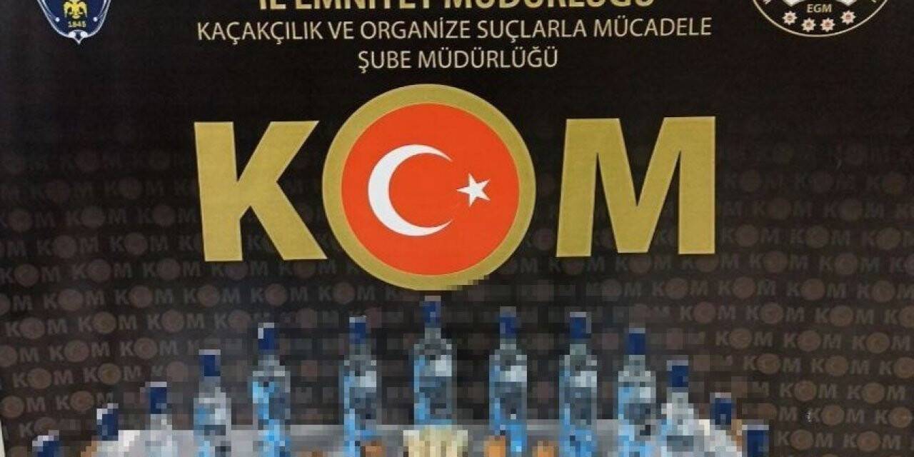 Sakarya’da yılbaşı öncesi polisten kaçak içki operasyonu