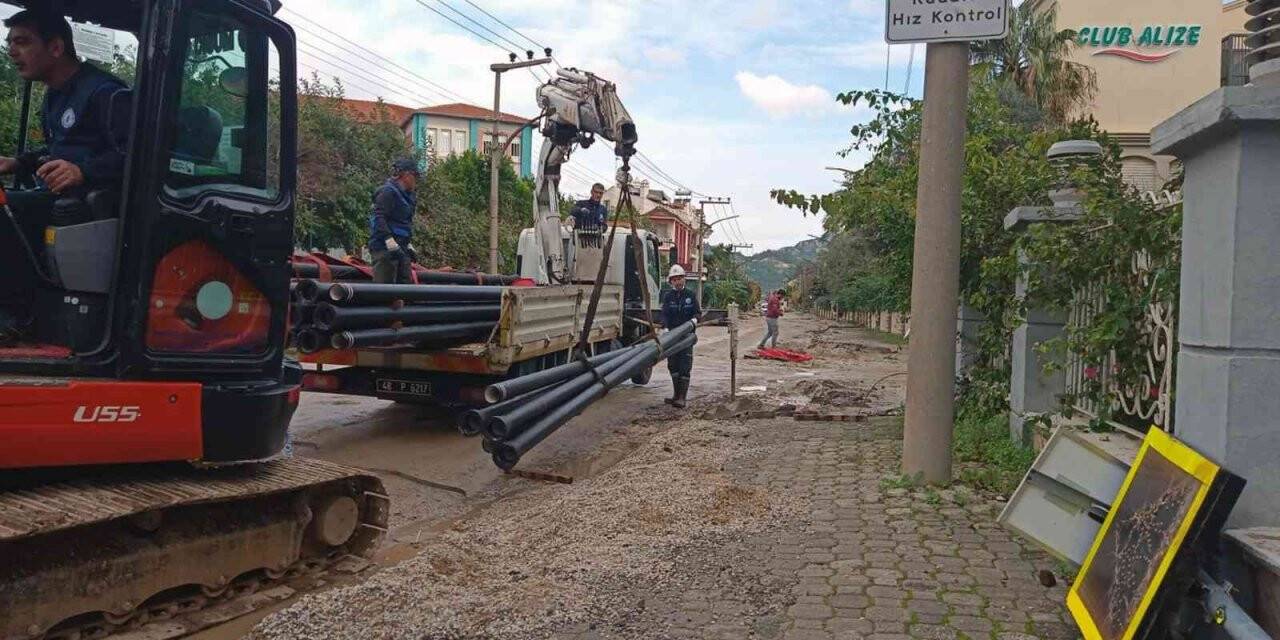 Marmaris İçme suyu hatları yenileniyor