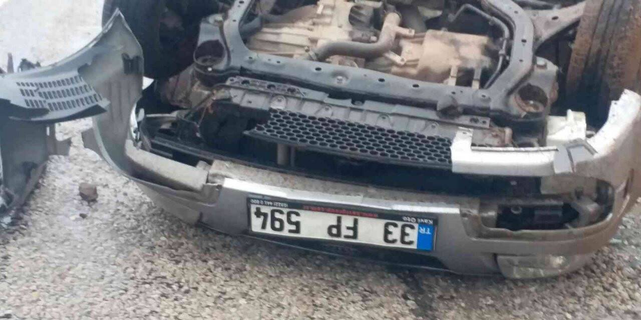 Kontrolden çıkan otomobil takla attı: 2 yaralı