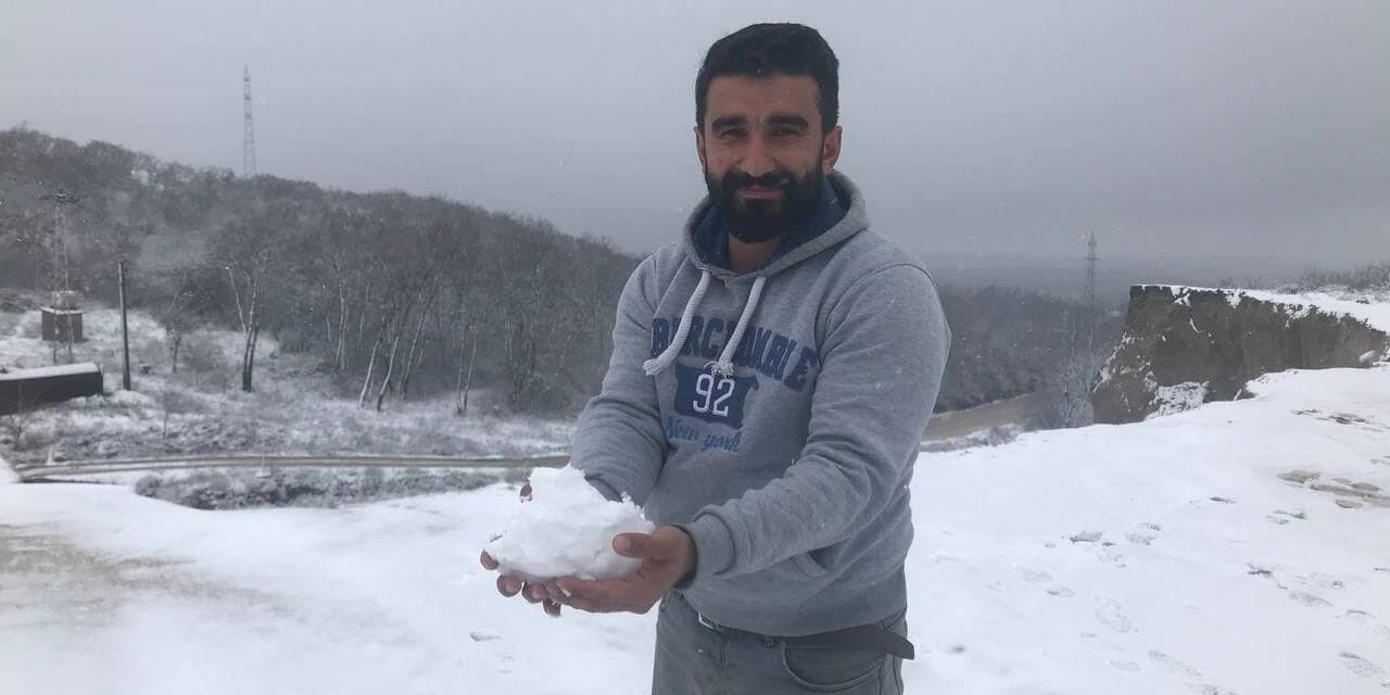 Edirne’nin yüksek kesimlerinde kar yağışı etkili oluyor