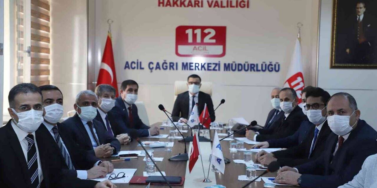 Hakkari’de risk azaltma toplantısı