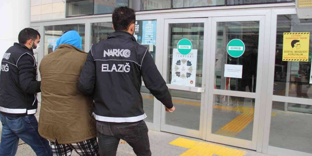 Elazığ’da uyuşturucu operasyonu: 1 tutuklama