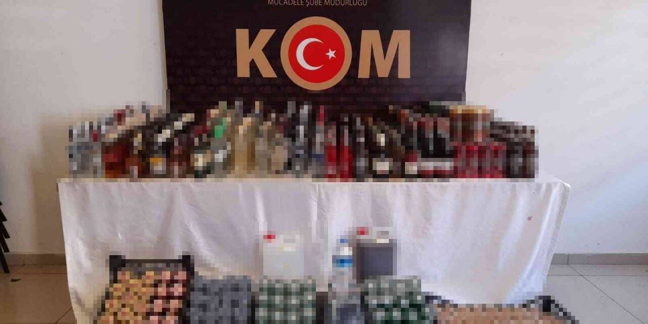 Konya’da yeni yıl öncesi kaçak içki operasyonu: 9 gözaltı