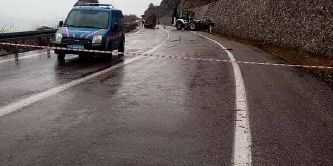 Türkali-Göbü arasında heyelan paniği