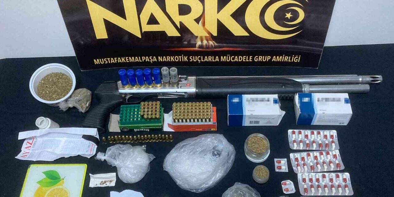 Mustafakemalpaşa’da nefes kesen uyuşturucu operasyonunda 4 tutuklama