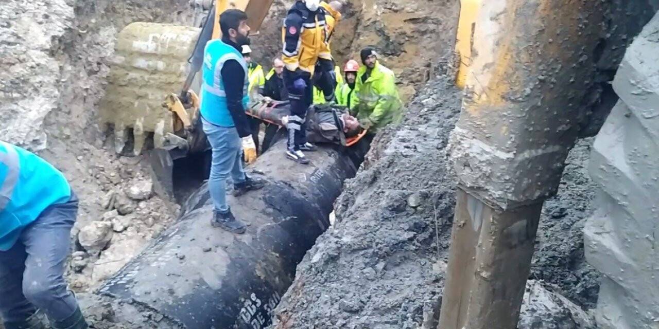 İnşaatta toprak kayması: 1 yaralı