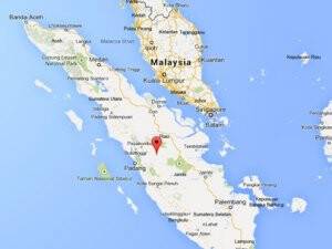 Endonezya'da Bina Çöktü