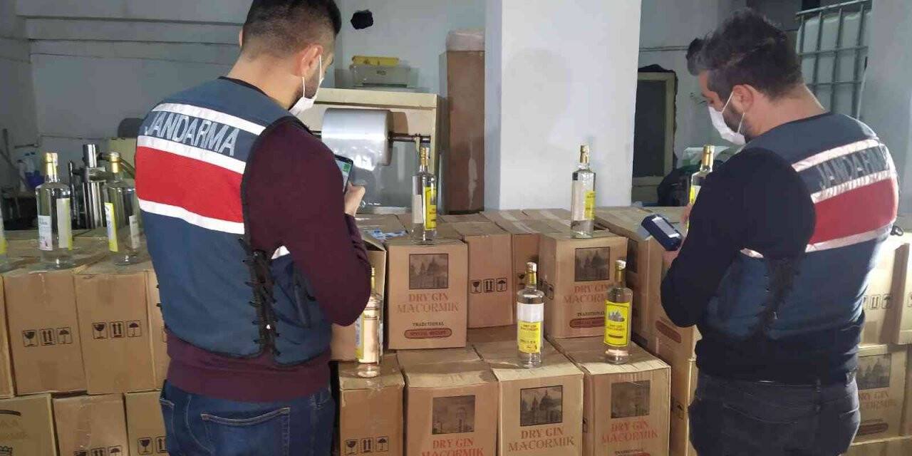 Jandarma’dan yılbaşı öncesi sahte içki operasyonu