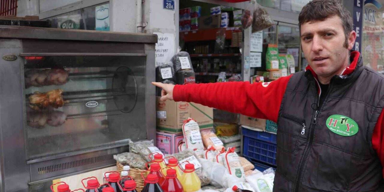 Şişteki kızgın tavuk çalındı, iş yeri sahibi şaşkına döndü: "Bu beni ürküttü"
