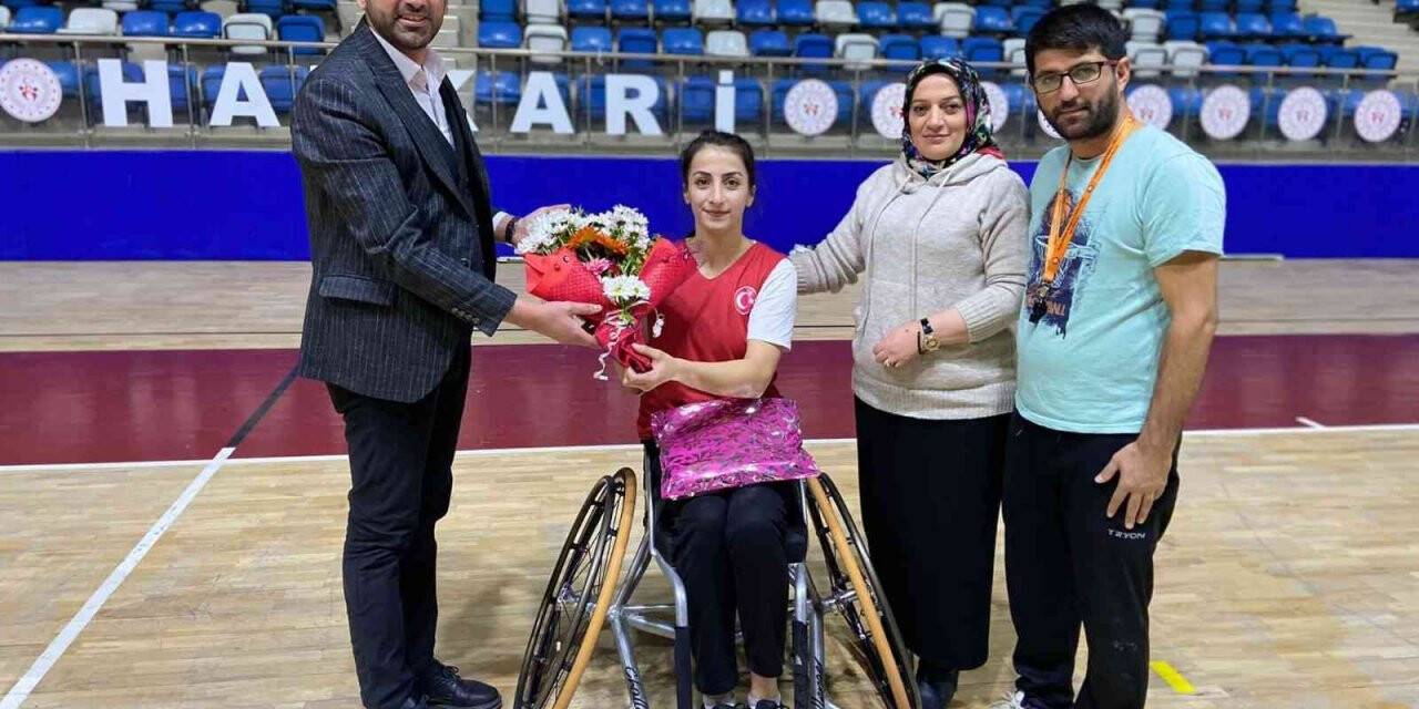 Başkan Beyter’den engelli sporcuya destek