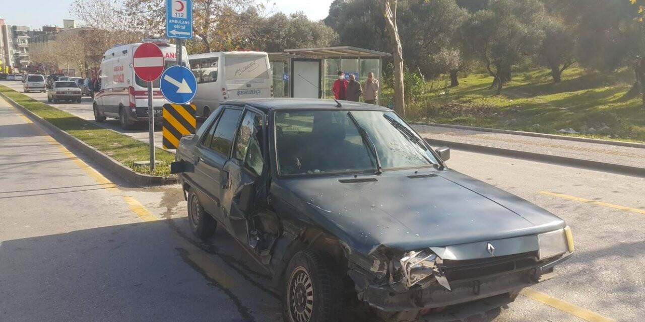 Söke’de trafik kaza: 1 yaralı