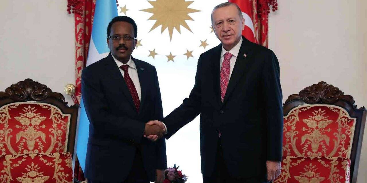 Cumhurbaşkanı Erdoğan, Somalili mevkidaşı Farmajo ile bir araya geldi