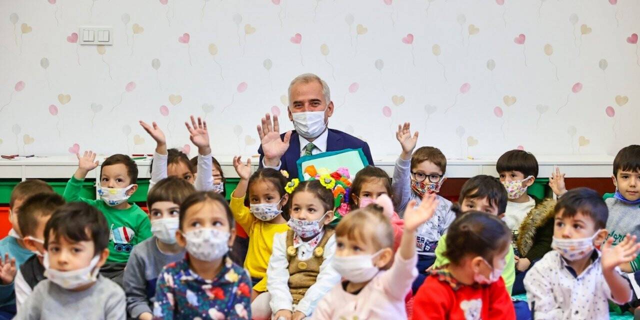 Miniklere özel açılan projeye ziyaret