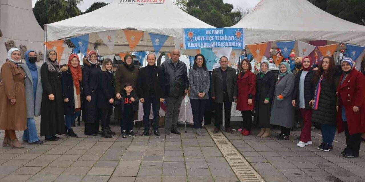 Ak kadınlardan üreten kadınlar sergisi