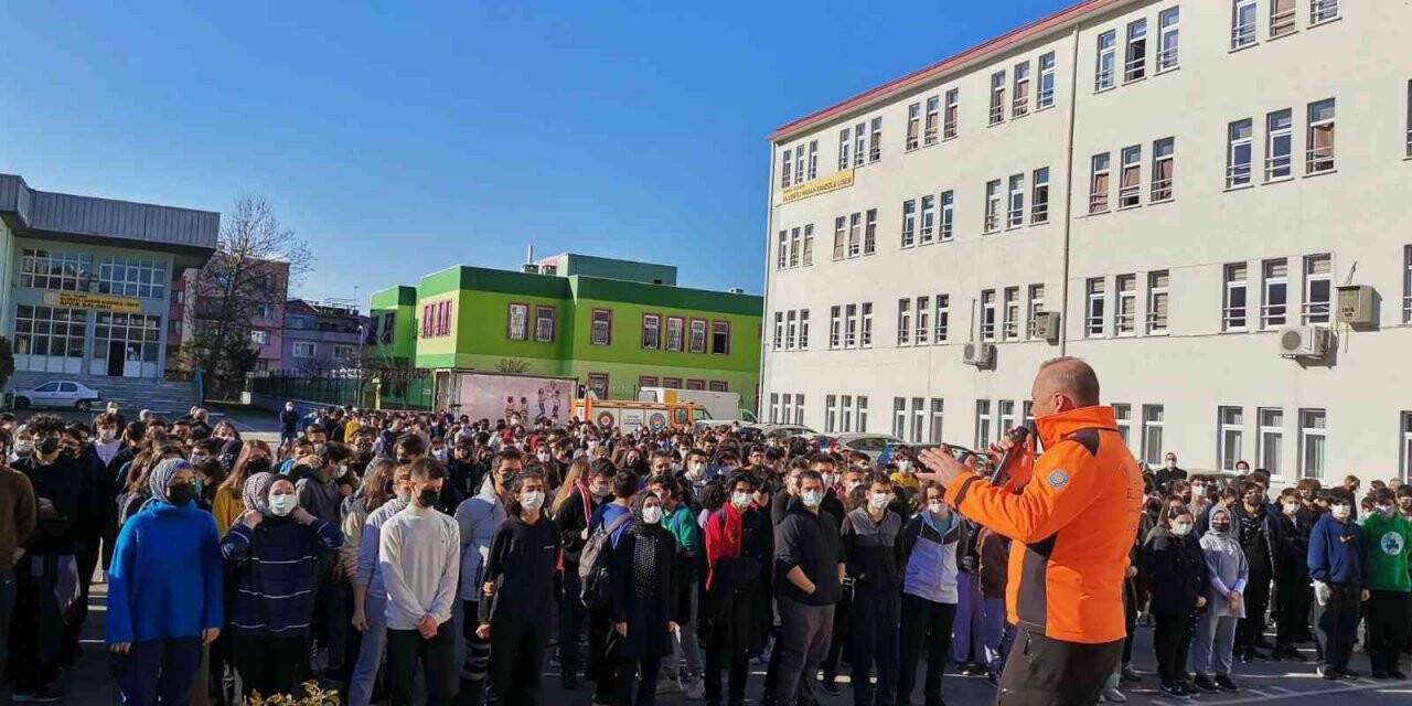 Yıldırım’da okullarda afet eğitimi