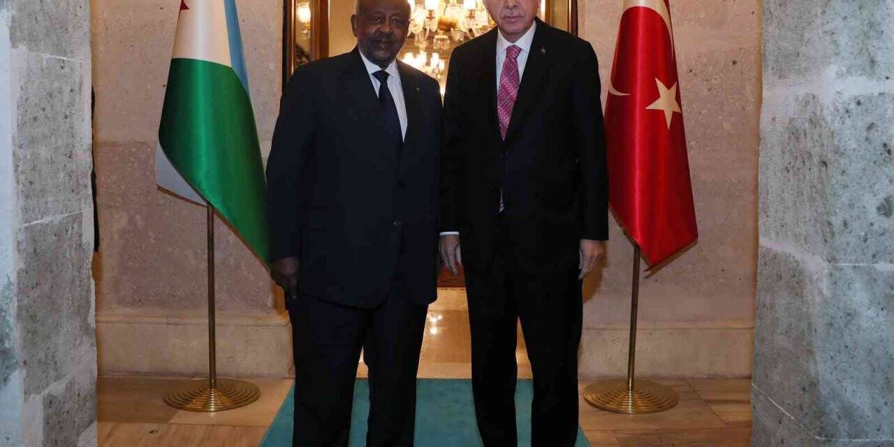 Cumhurbaşkanı Erdoğan, Cibuti Cumhurbaşkanı Guelleh ile görüştü