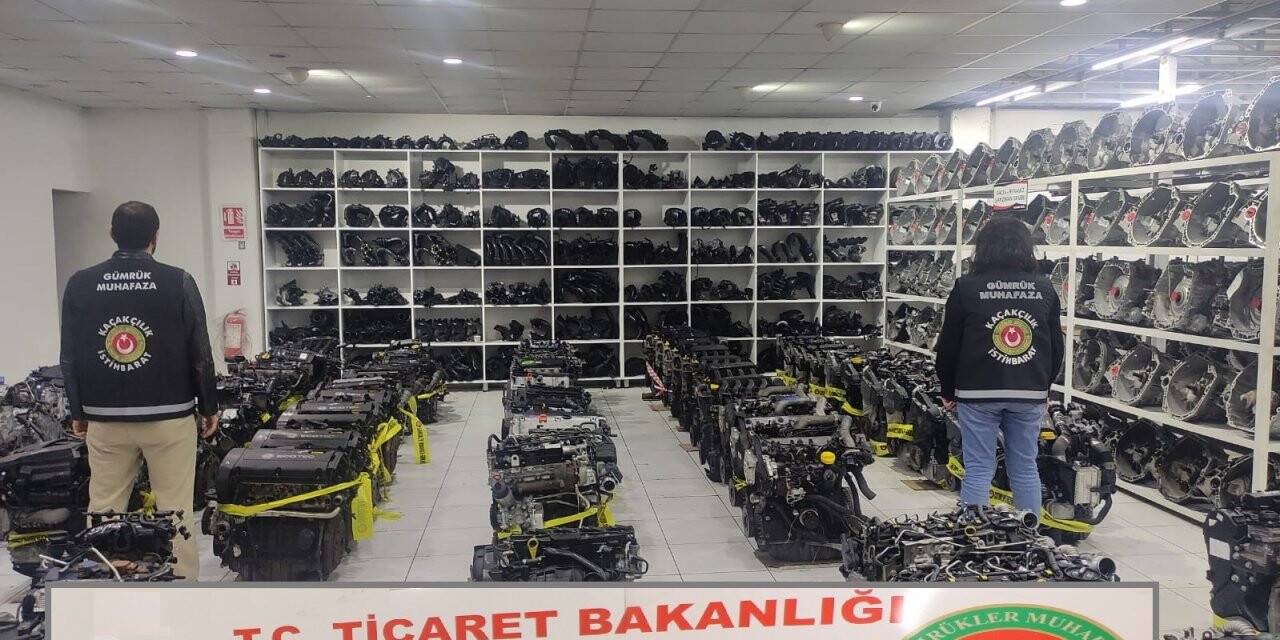 Gümrük Muhafaza Ekipleri oto yedek parça ve sigara kaçakçılarına