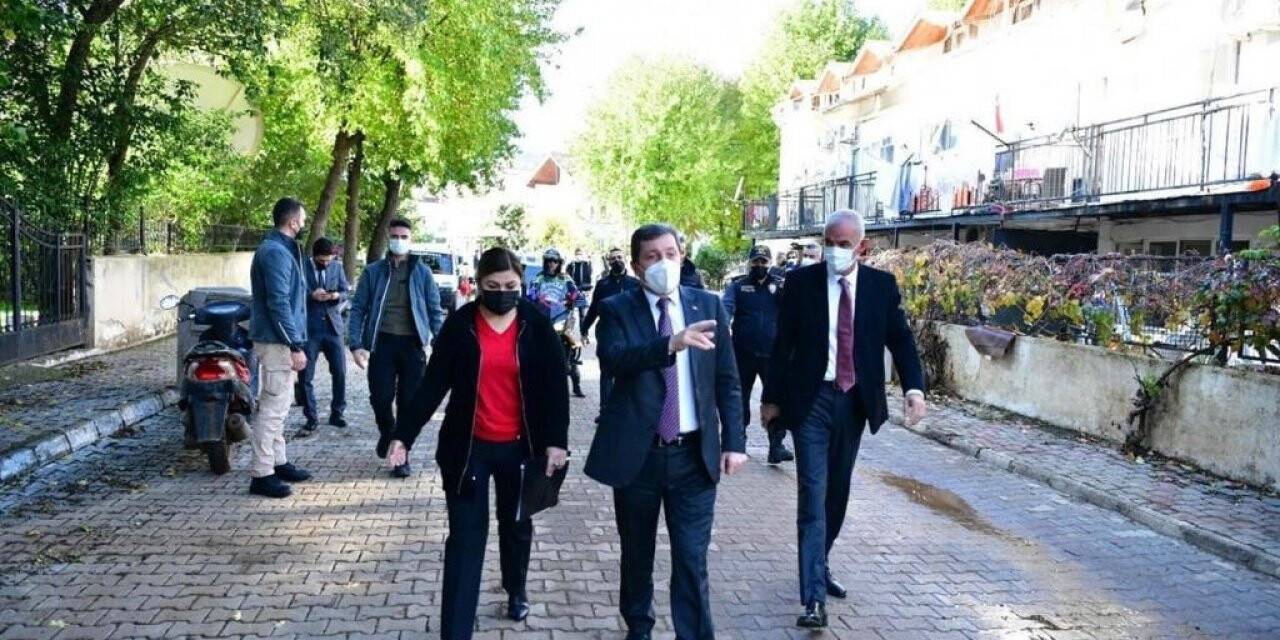 Muğla Valiliğinden sel mağdurlarına destek