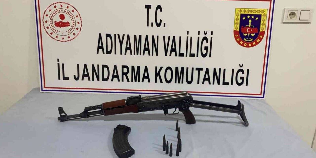 Jandarma kaleşnikof tüfek ele geçirdi