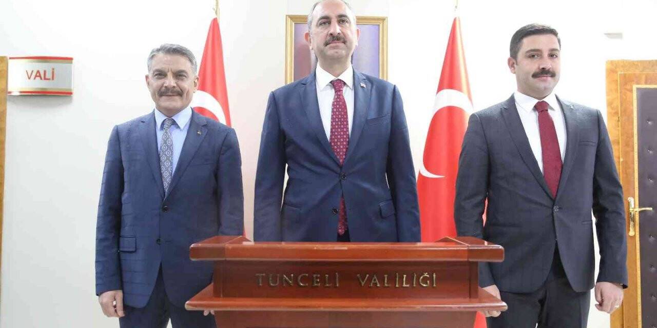 Tunceli’de 22 yıl sonra bir ilk yaşandı, Adalet Bakanı Gül Tunceli’de incelemelerde bulundu
