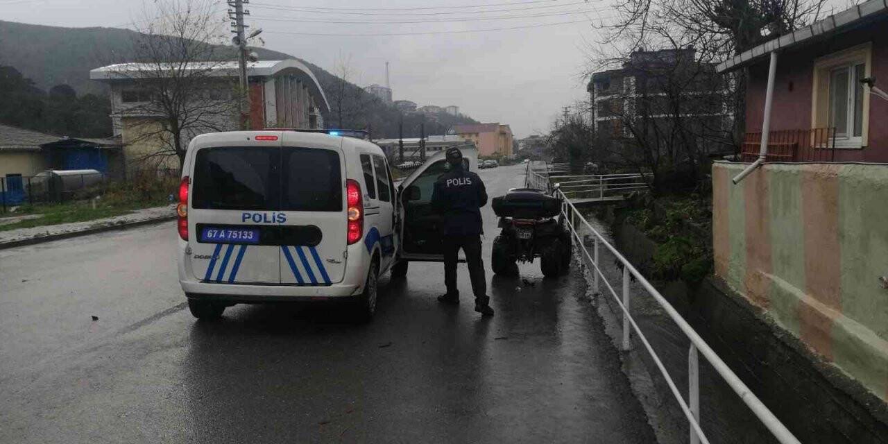 Otomobil ile ATV çarpıştı: 1 yaralı