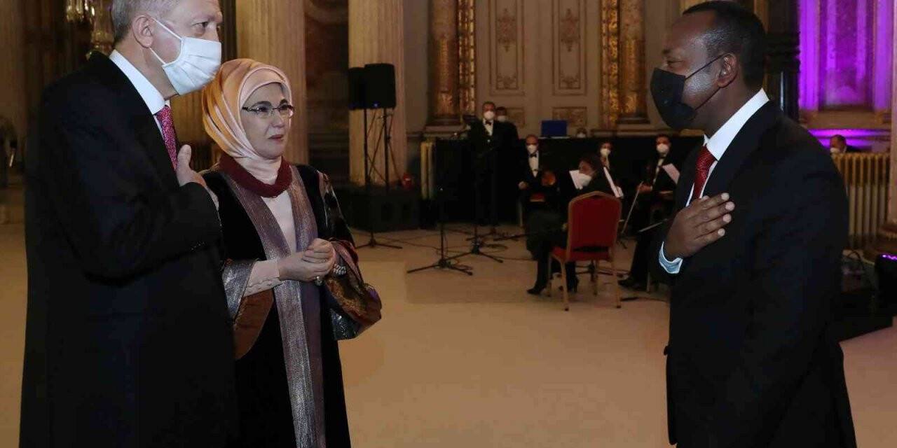 Cumhurbaşkanı Erdoğan, Kongo Demokratik Cumhuriyeti Cumhurbaşkanı Felix Tshisekedi ile bir araya geldi