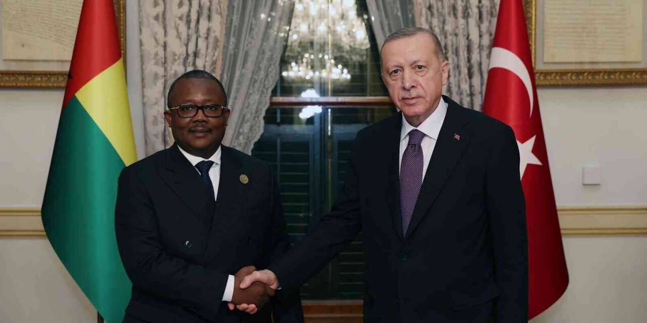 Cumhurbaşkanı Erdoğan, Gine Bissau Cumhurbaşkanı Umaro Sissocoi ile görüştü