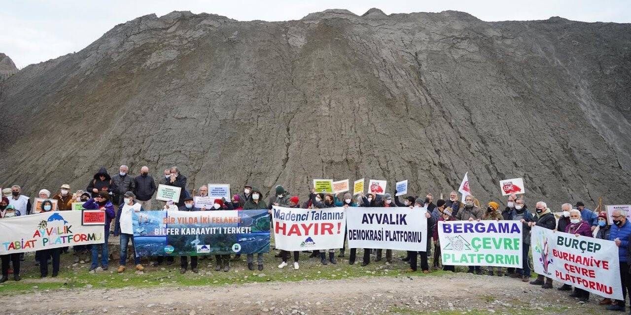 Ayvalık’ta çevrecilerden sert tepki