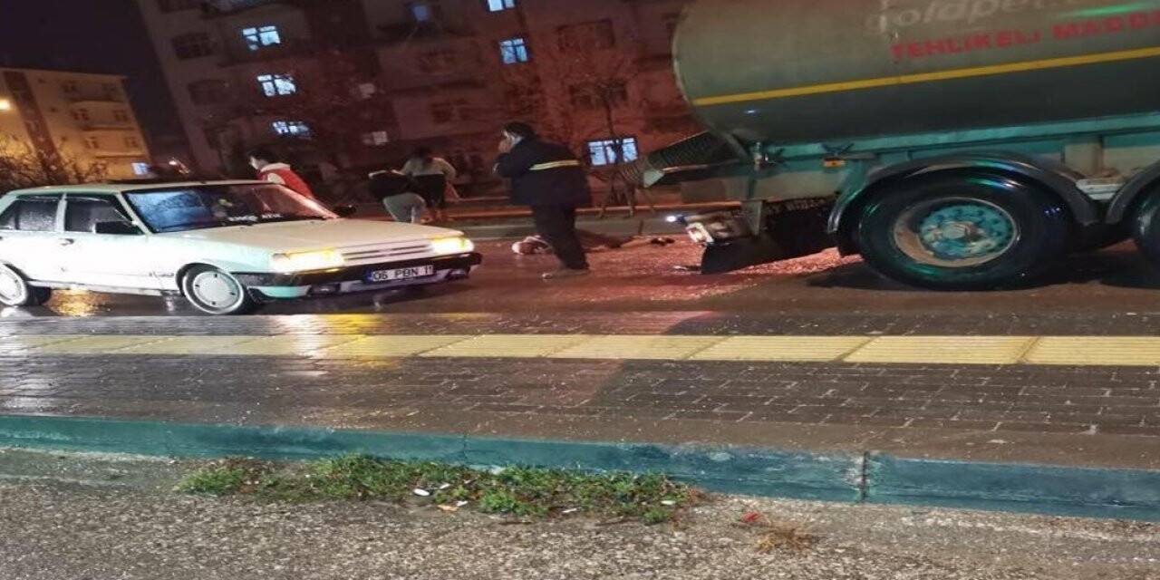 Polatlı’da akaryakıt tankerinin çarptığı yaşlı kadın hayatını kaybetti