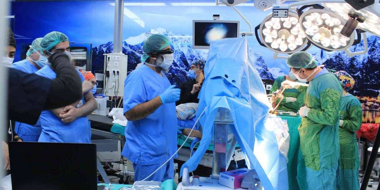 Canlı cerrahi ile beyin pili ameliyatı eğitimi verildi